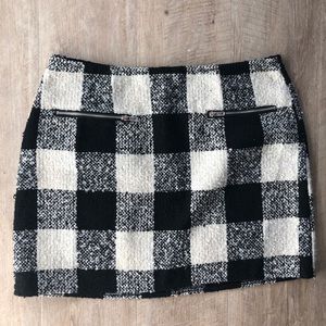 F21+ plaid skirt